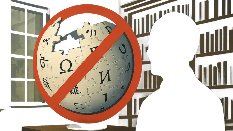 Логотип Wikipedia, заблокированный пользователь, онлайн-энциклопедия