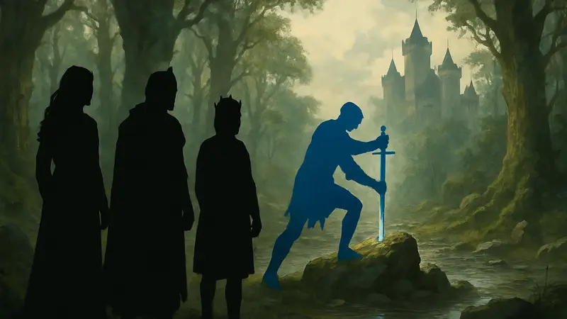 Сцена из фэнтези-фильма, возможно, Excalibur, подборка лучших забытых.