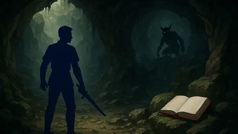 Карта локации Пещеры Чёрных Гоблинов и Альманах в Gothic 1 Remake