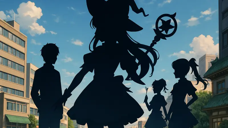 Ключевой арт аниме Kabushikigaisha Magi-Lumière 2nd Season с персонажами