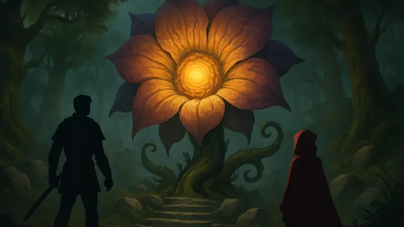 Изображение Исполинского Цветка из Slay the Spire 2, символизирующее событие в игре.