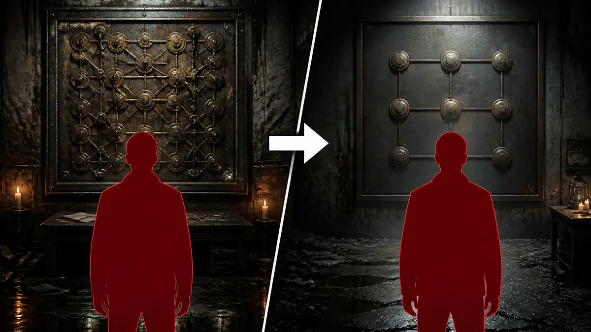 Silent Hill Townfall: сложная головоломка до и после обновления в игре