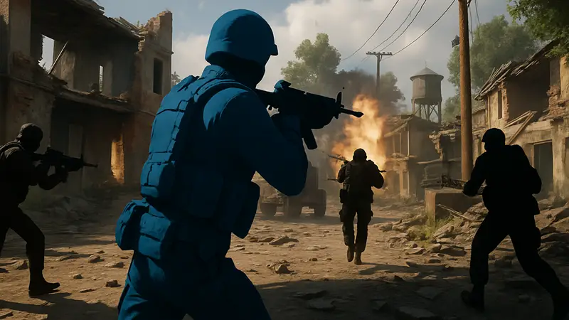 Игровой скриншот из Call of Duty Black Ops 7, демонстрирующий классический режим.