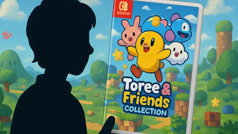 Обложка физической коллекции Toree & Friends Collection для Nintendo Switch от Super Rare Games.