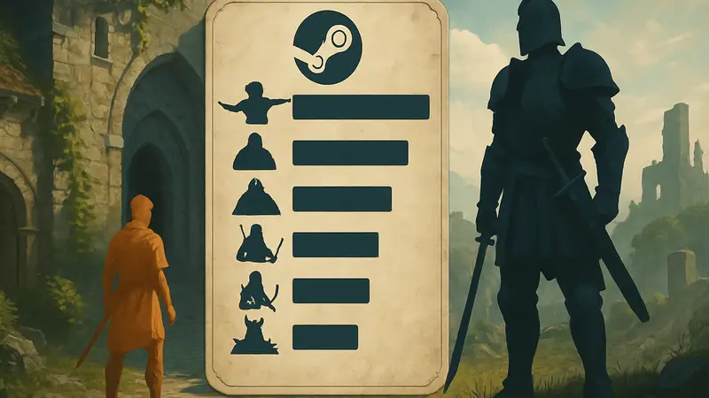 Список высокооцененных RPG игр в Steam по высоким оценкам игроков