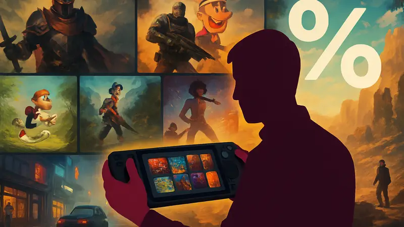 Игры Humble Choice на Steam Deck, скидка 50% на подписку