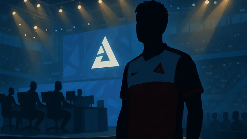 Киберспортсмен magixx в форме своей команды на турнире BLAST