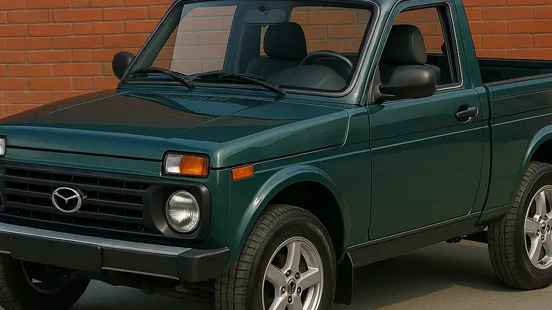 Фото Lada Niva Pickup 2000 года с салоном от Mazda, выставленного на продажу в Челябинске