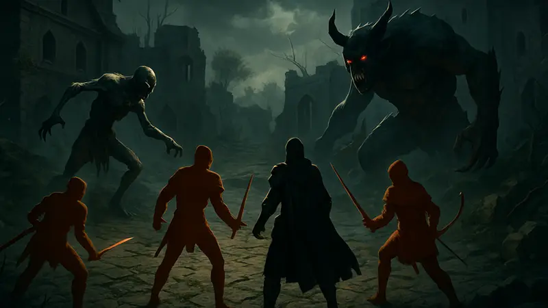 Скриншот из Prelude Dark Pain, тактическая RPG, мрачное фэнтези, ранний доступ