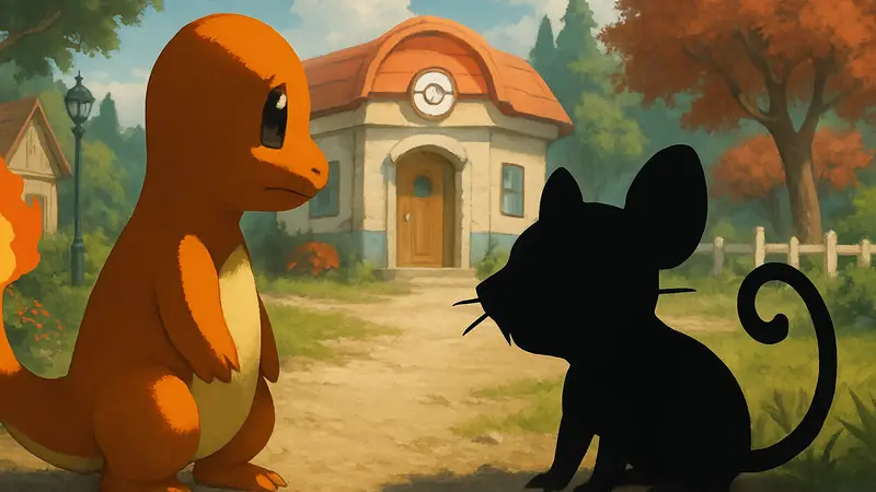 Скриншот диалога из Pokemon Pokopia, демонстрирующий мрачный сюжетный поворот в игре.