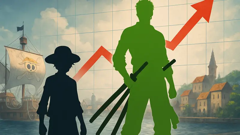 Ророноа Зоро из One Piece, опережающий Луффи в опросах популярности