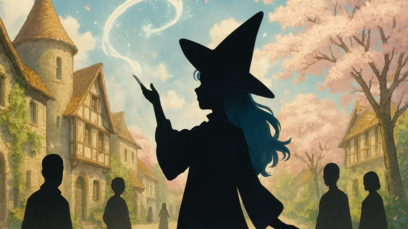 Аниме Witch Hat Atelier арт, волшебница Коко, магия, весенний сезон 2026