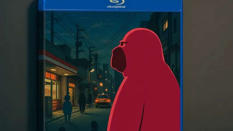 Обложка Blu-ray издания аниме "Odd Taxi" от Crunchyroll