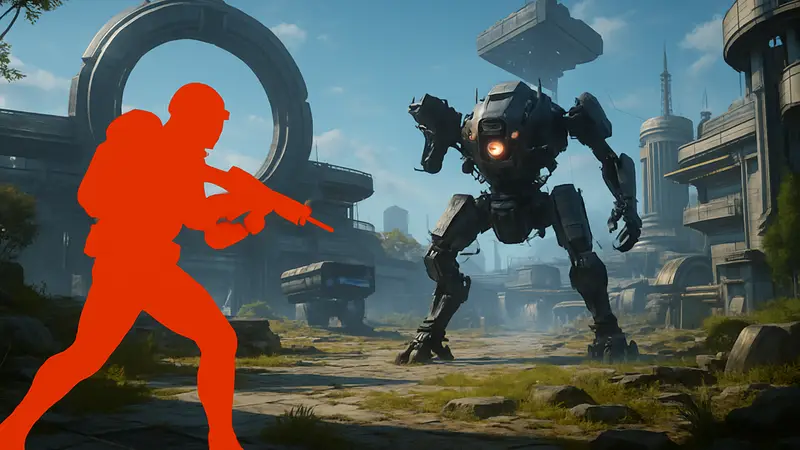 Игровой процесс ARC Raiders с новыми PvE-условиями на футуристической карте с персонажем