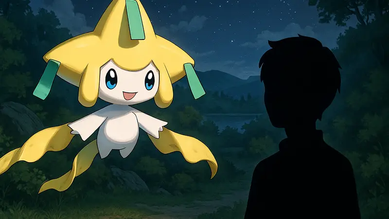 Изображение мифического покемона Джирачи из игры Pokémon Pokopia в новом событии на Nintendo Switch 2.