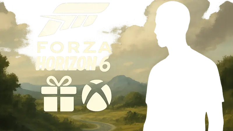 Изображение логотипа Forza Horizon 6 с иконкой подарка, Xbox offers