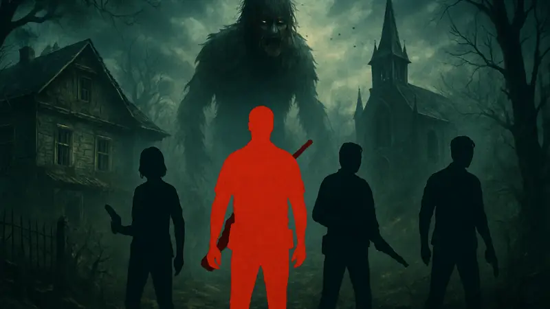 Обложка игры Resident Evil Requiem с изображением нескольких протагонистов и элементов хоррора