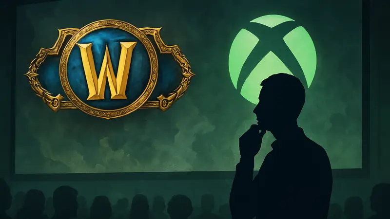Логотип World of Warcraft на фоне Xbox Game Pass, иллюстрация слухов