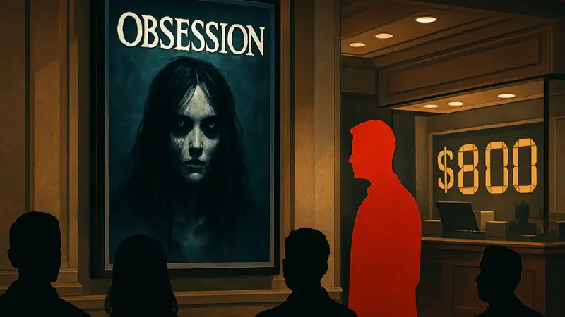 Постер фильма Obsession, кинотеатр, кассовые сборы, Карри Баркер