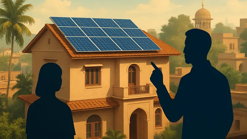 Инвестиции в SolarSquare: солнечные панели на крыше дома в Индии