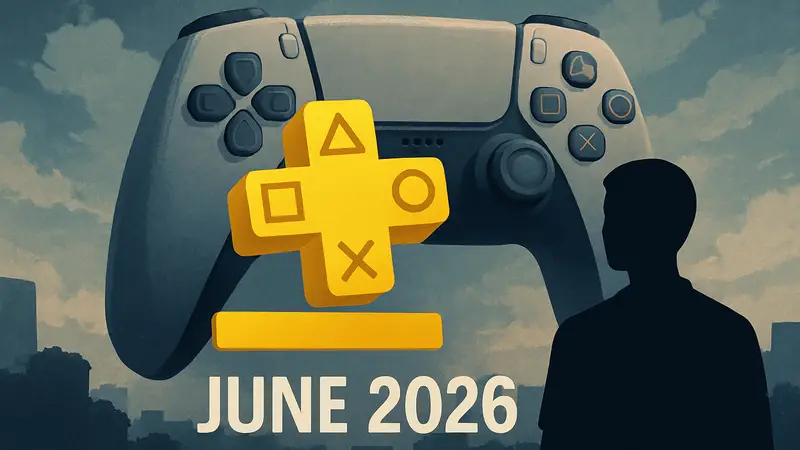 Логотип PlayStation Plus Extra на фоне игрового контроллера, анонс новых игр на июнь 2026.