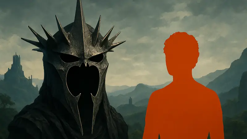 Детализированная арт-маска Короля-чародея Ангмара из «Властелина колец»