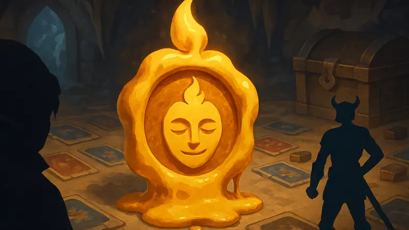 Восковая Реликвия в Slay the Spire 2 на фоне игрового поля