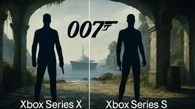 Сравнение графики 007 First Light на Xbox Series X и Xbox Series S