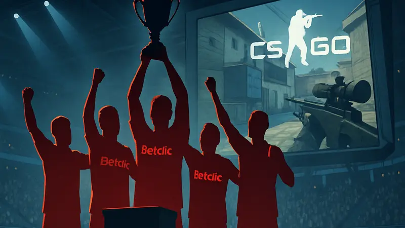 Киберспортивная команда Betclic празднует победу на турнире Parken Challenger Championship Season 2.