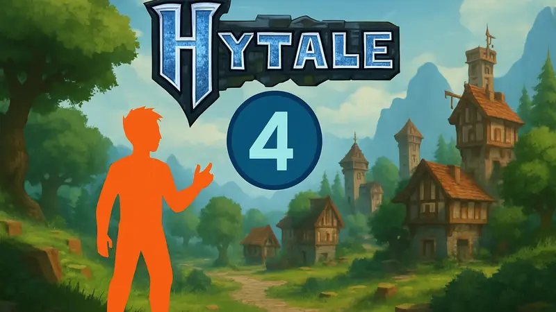 Логотип игры Hytale и анонс четвертого крупного обновления.