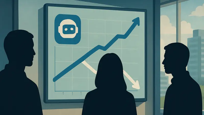 График доверия к ИИ и его внедрения в США. Опрос об отношении американцев к искусственному интеллекту.