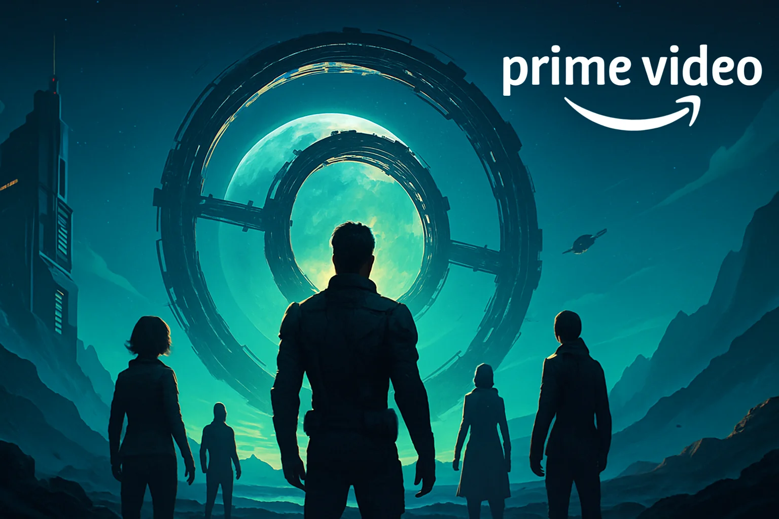 Кадр из научно-фантастического фэнтези-сериала Prime Video, символизирующий возвращение проекта на экраны.