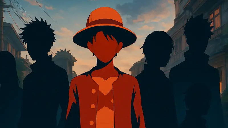 Различные аниме персонажи, изображающие глубину и проработку характеров, как сравнение с Луффи.