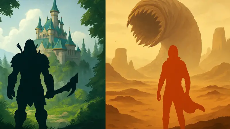 Обложки лучших MMORPG игр 2026 года для ПК, World of Warcraft и Dune Awakening
