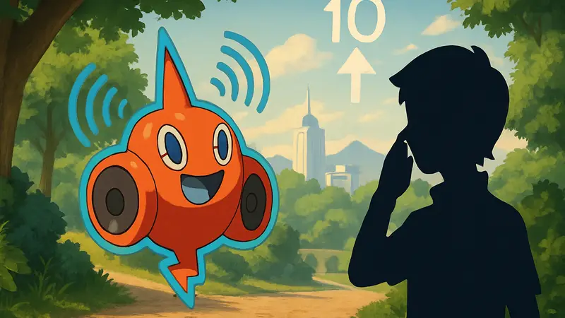 Покемон Стерео Ротом в Pokemon Pokopia, намекающий на новый Звуковой тип и грядущее 10-е поколение.