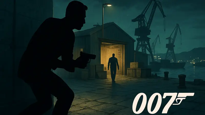 Агент 007 скрытно перемещается в игре 007 First Light, используя стелс-тактики