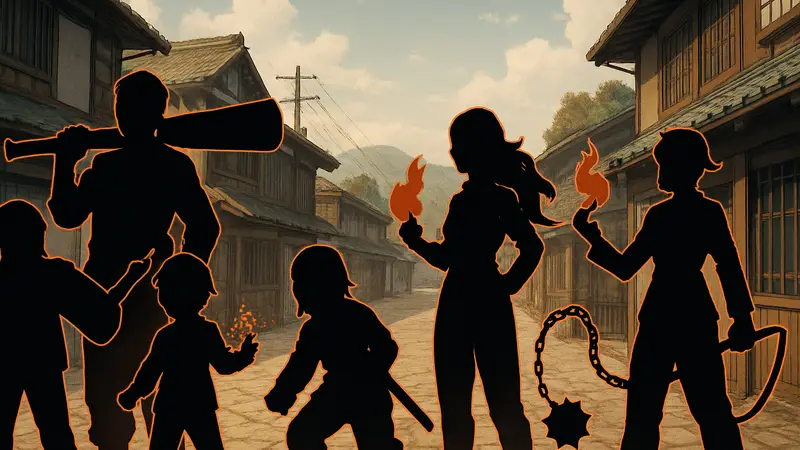 Персонажи из Demon Slayer, использующие нестандартное оружие