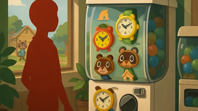 Капсульные часы Animal Crossing: New Horizons в Японии