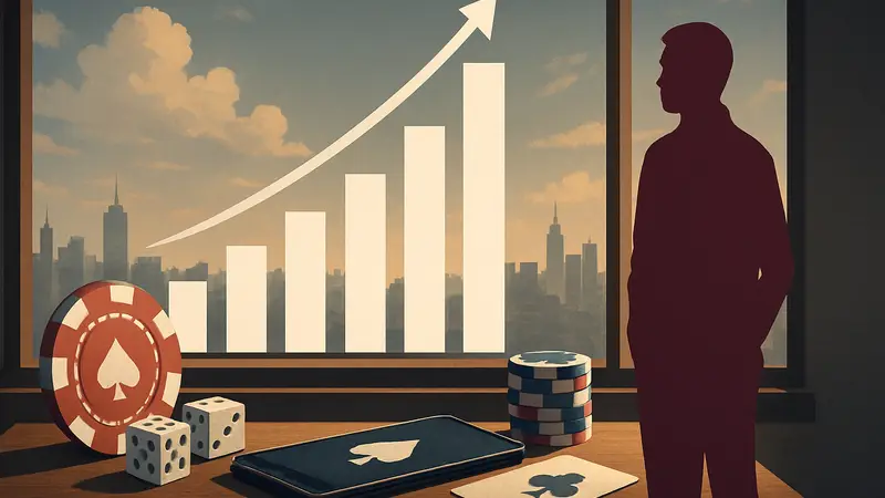 График роста доходов игорной индустрии Онтарио, демонстрирующий миллиардные поступления.