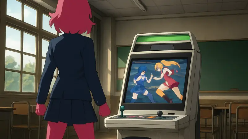 Постер или кадр из аниме Young Ladies Don’t Play Fighting Games, анонс релиза
