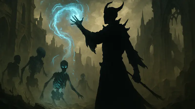 Некромант из Diablo 4 использует свои мощные умения после обновления Lord of Hatred.