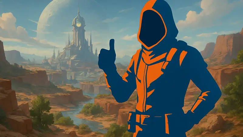 Скин «Путешественник» в Fortnite на фоне Cronos The New Dawn