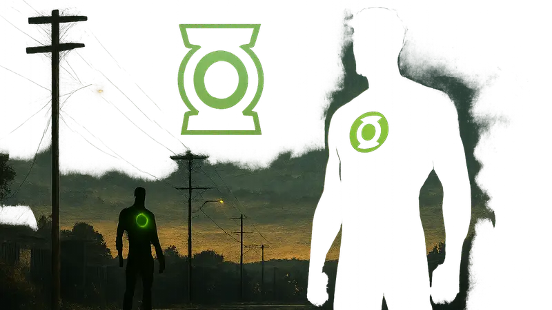 Логотип сериала «Фонари» (Lanterns) от DC Studios и HBO.