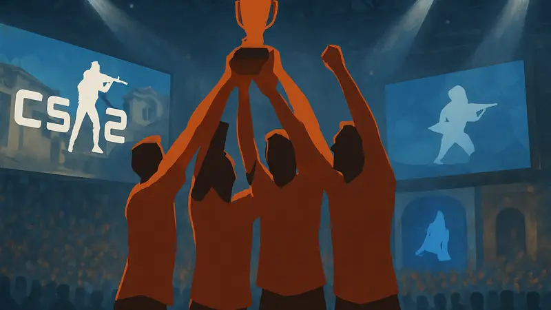 Команда M80 празднует победу на турнире DraculaN S6 и проход на PGL Major Copenhagen 2024 по CS2.