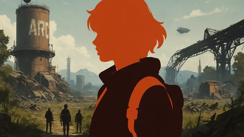Персонаж Селеста из ARC Raiders на фоне локаций квеста.