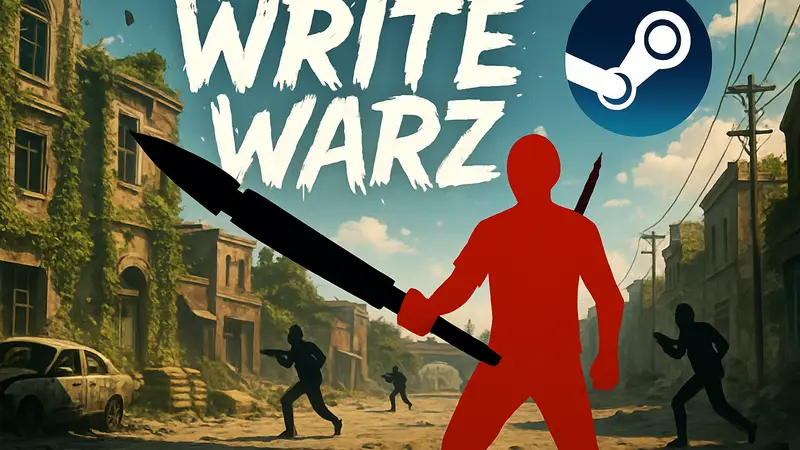 Write Warz, бесплатная игра Steam, акция Steam