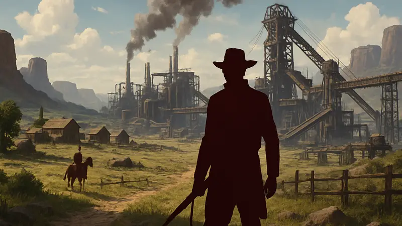 Концепт-арт новой RPG Westlanders, вдохновленной Red Dead 2 и Satisfactory