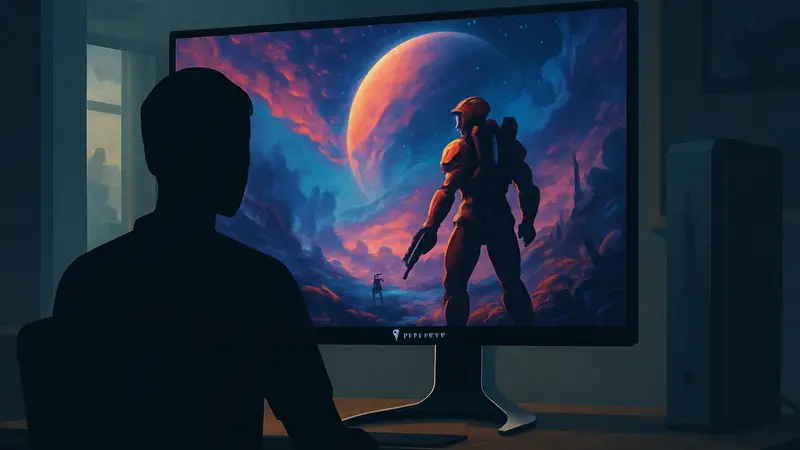Игровой монитор Alienware AW2726DM с ярким QD-OLED экраном