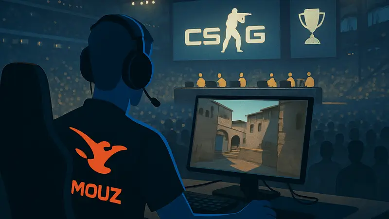 Киберспортсмен xelex из MOUZ на турнире Cologne Major по CS2