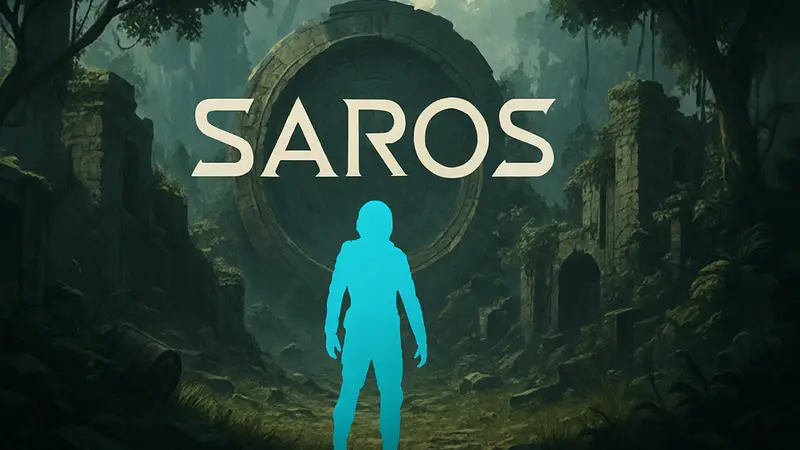 Логотип игры Saros или персонаж из новой игры Housemarque.